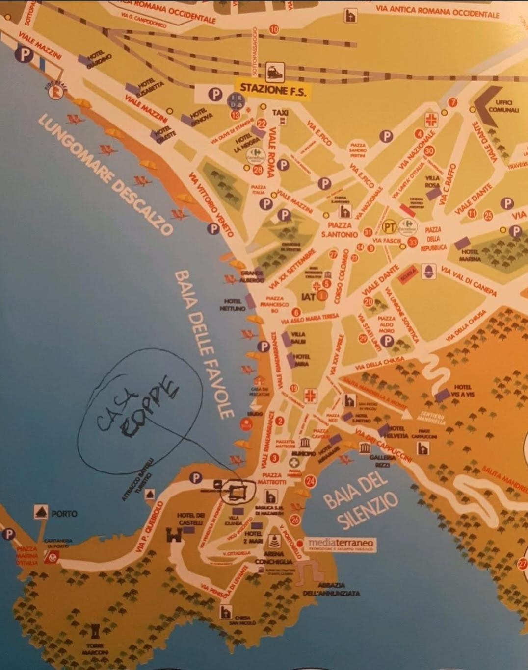 Апартаменти Casa Coppe… Affacciato Sulla Baia Delle Favole Сестрі-Леванте Екстер'єр фото